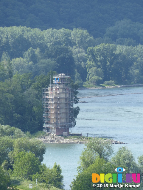 FZ017798 Mauseturm in scaffolding